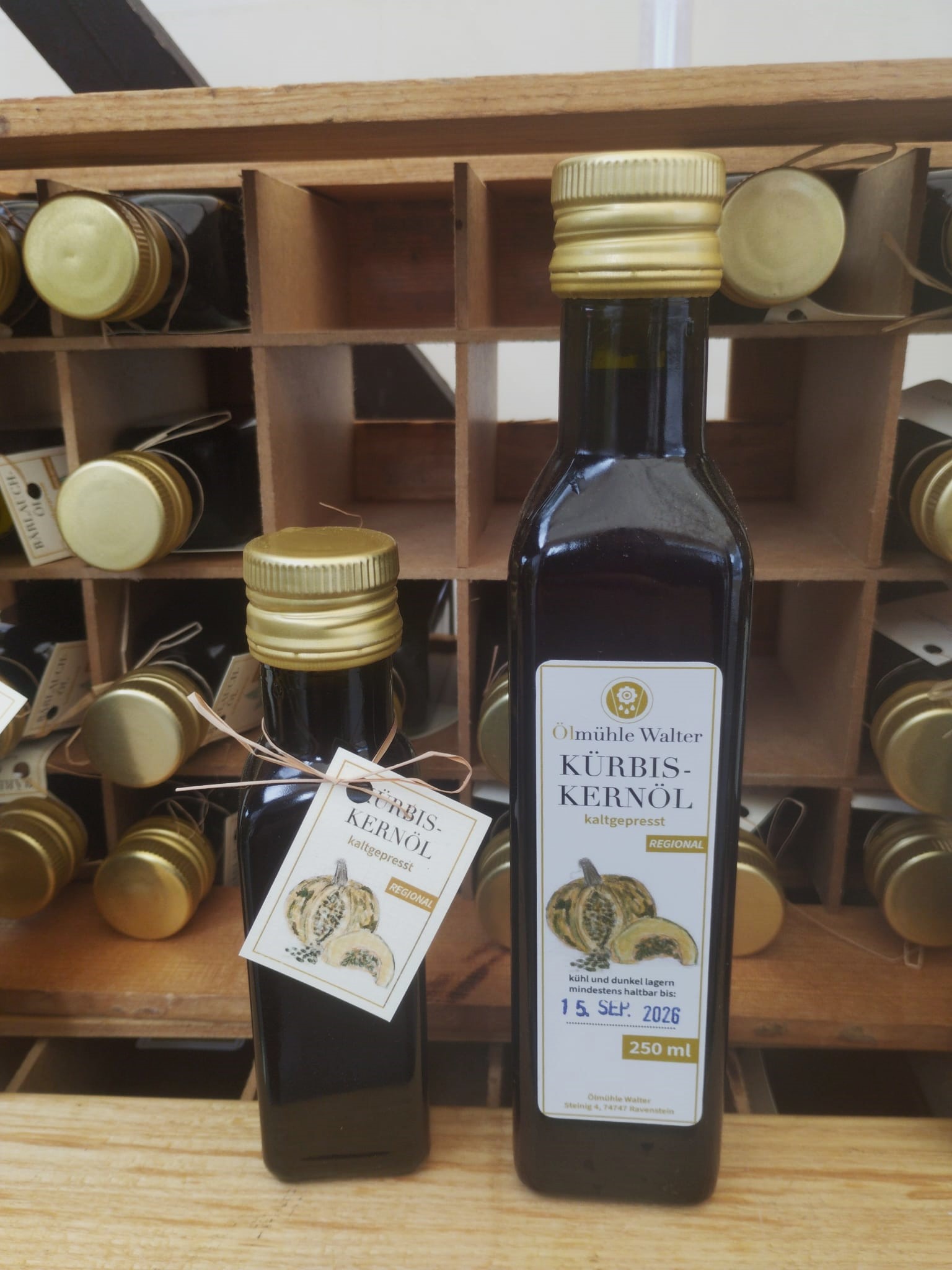 Kürbiskernöl kaltgepresst